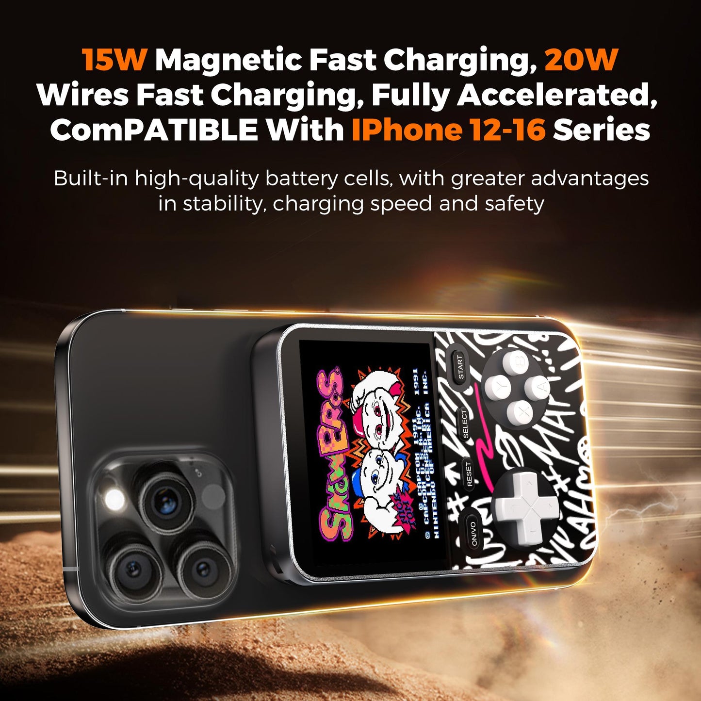 Miro Retro Game Console Power Bank