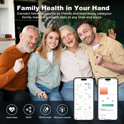 Miro R1E ECG Blood Glucose AI Smart Ring