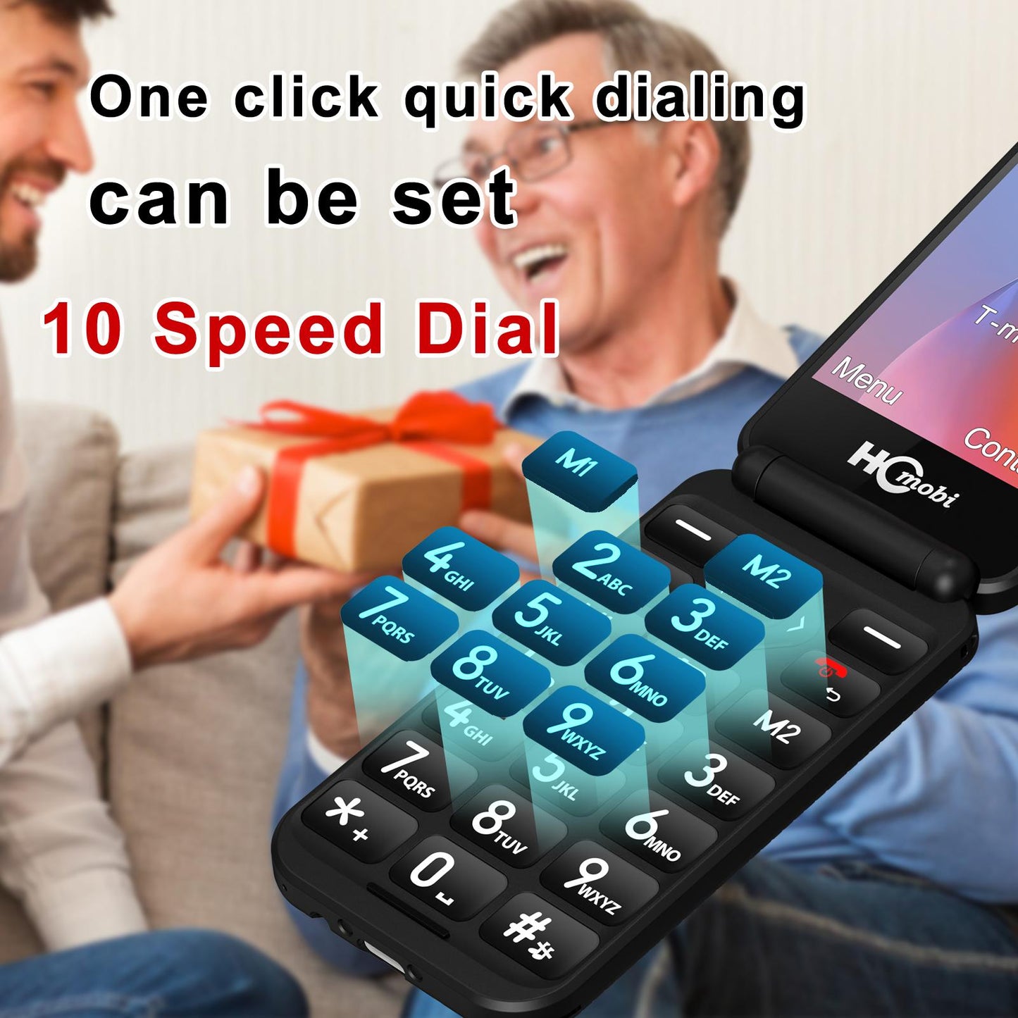 Simple Senior Unlocked Flip Phone