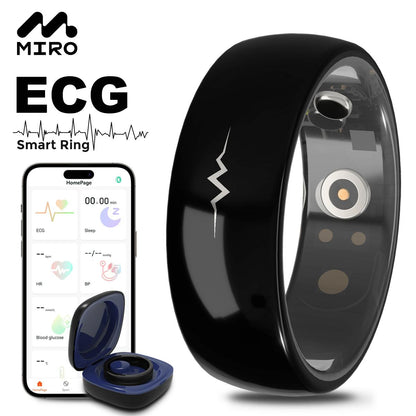 Miro R1E ECG Blood Glucose AI Smart Ring