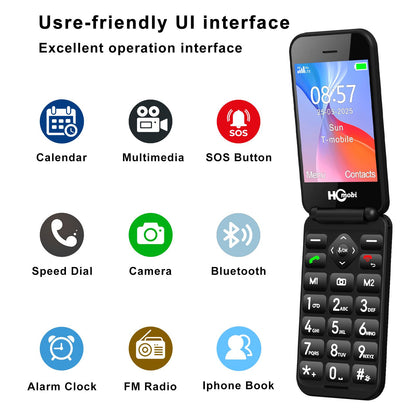 Simple Senior Unlocked Flip Phone