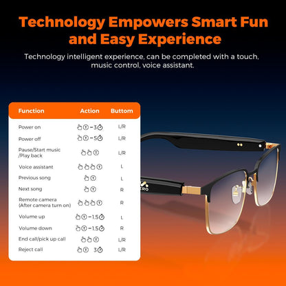 MIRO W5 Smart AI Translation Glasses w/ over 100 AI Agents